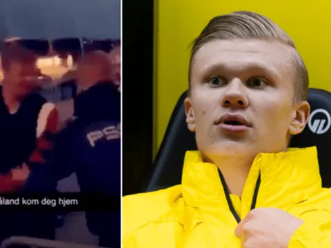 Rõ lý do Haaland bị bảo vệ xô đẩy tại hộp đêm