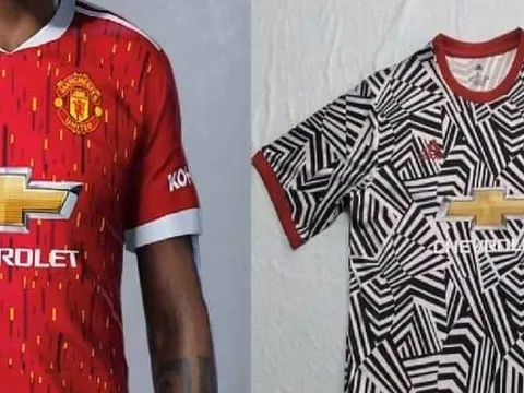 SỐC! Man Utd rò rỉ áo đấu mới... xúc phạm người nhìn