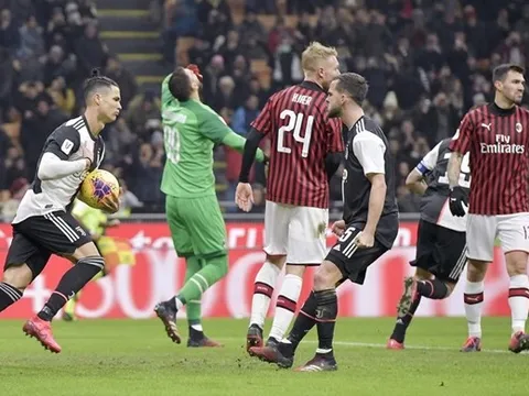 Ronaldo ghi bàn phút 90+1, Juventus hòa nghẹt thở với AC Milan