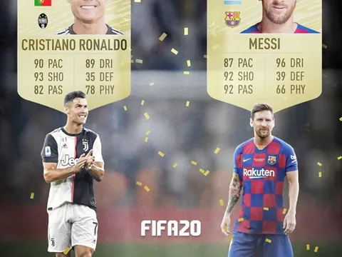 Ronaldo, Messi so kè chỉ số trong game FIFA ra sao 10 năm qua?