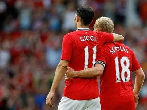 Đội hình chiến hữu vàng son của Ryan Giggs: Bất ngờ Arsenal, không Ronaldo, Vidic