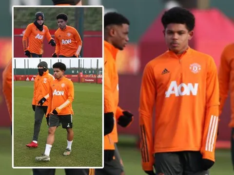 Sao mai 17 tuổi tập luyện cùng đội 1 Man Utd, chuẩn bị tiếp đón West Ham