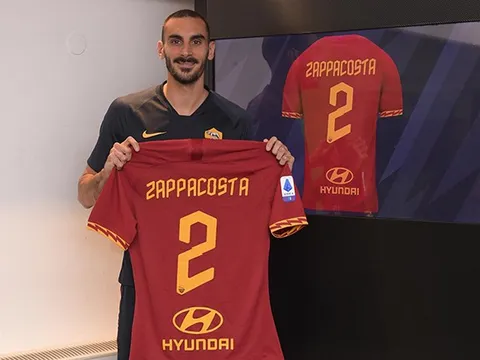 Sau 10 năm, Zappacosta mới tái hiện điều này tại AS Roma