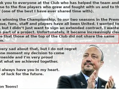 Sau tất cả, Benitez nói 1 lời gần như "bít cửa" trở lại Premier League của Mourinho