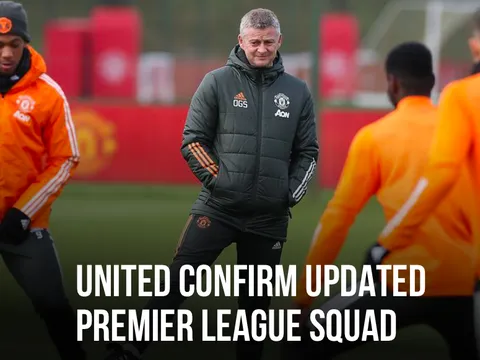 CHÍNH THỨC! M.U chốt danh sách dự Premier League: 2 cú sốc, tân binh có mặt