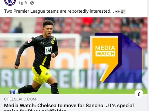 Chelsea bất ngờ công khai vụ Jadon Sancho