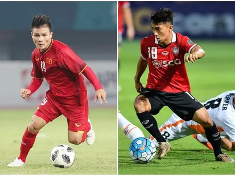 4 điểm nóng trận Thái Lan đấu Việt Nam: Quang Hải so tài Chanathip Songkrasin