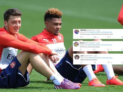 Serge Gnabry "nhớ" Arsenal, Mesut Ozil phán 1 câu khiến CĐV phát cuồng