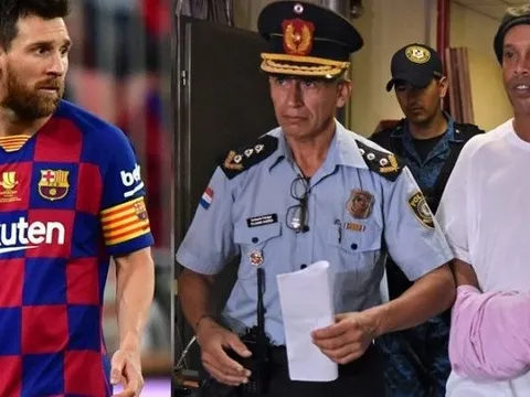 Siêu sao Barcelona ra tay, cứu Ronaldinho thoát khỏi tù tội