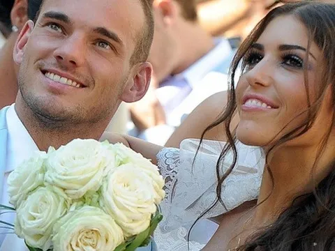 Sneijder nói gì về tin đồn không dám ly hôn vợ vì sợ mất tiền?