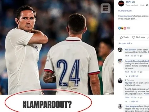 SỐC! Chelsea thua muối mặt, ESPN làm điều "không thể tin nổi"