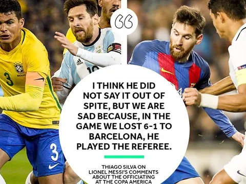 SỐC! Thủ quân Brazil nói thẳng Messi thâu tóm trọng tài