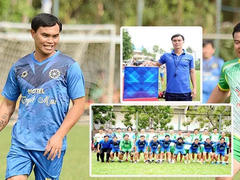 Tài Em và cựu danh thủ Long An tham dự trận đấu tri ân mừng xuân Tân Sửu