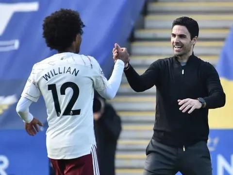Thắng Leicester, Mikel Arteta khen ngợi một ngôi sao