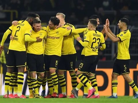 22 bàn/5 vòng, Dortmund "hack game" siêu hạng tàn sát Bundesliga