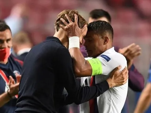 Thiago Silva nhớ về quãng thời gian tuyệt vời với Tuchel ở PSG