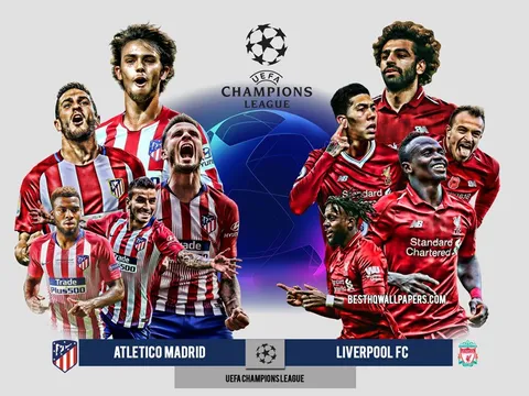 Thống kê: Atletico Madrid vs Liverpool