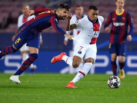 10 thống kê khủng Barcelona 1-4 PSG: Đỉnh cao Mbappe!