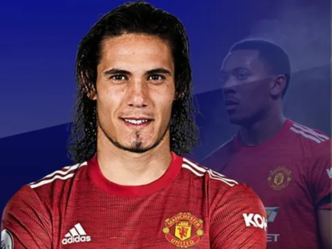 Tiền đạo không phổi Cavani khiến Martial phải xấu hổ ra sao?