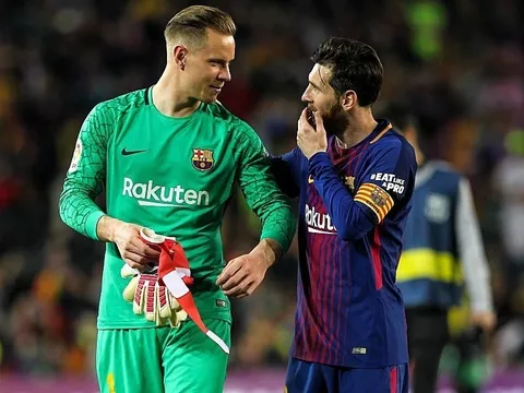 Tiếp tục lộ bằng chứng cho thấy Messi mâu thuẫn với Ter Stegen