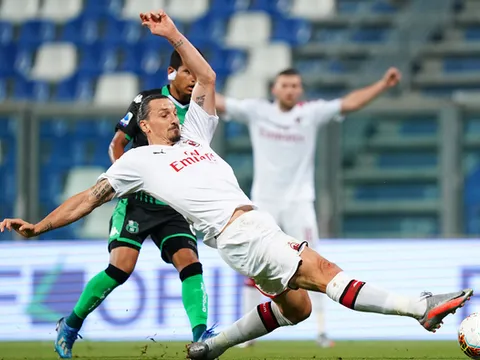 Tính riêng năm 2020, AC Milan đứng thứ nhì Serie A