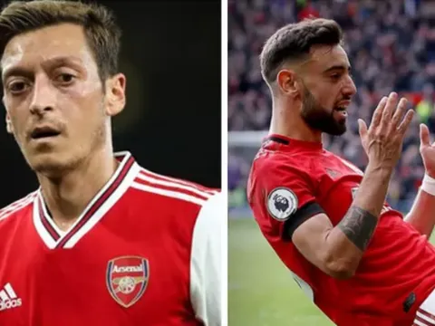 Tới M.U chưa lâu, Fernandes đã khiến Ozil phải ngước nhìn