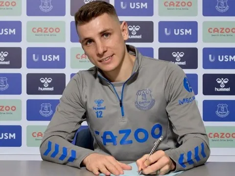 Trang chủ Everton xác nhận, cột trụ biên trái ký hợp đồng mới