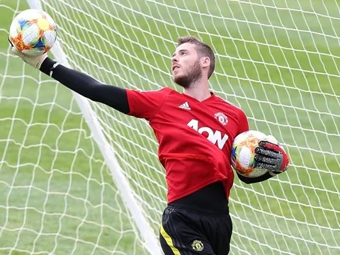 Trang chủ Man Utd dùng từ "đặc biệt" để mô tả phong độ của De Gea