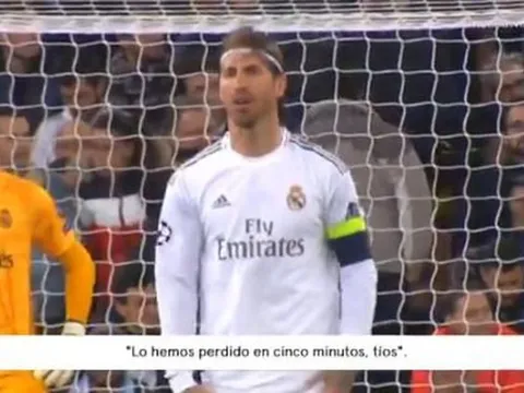 Trước khi bị đuổi khỏi sân, Ramos đã tiên đoán lời bí ẩn về Real?