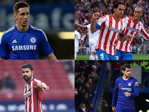 Từ Falcao đến Torres: 10 cầu thủ từng khoác áo Chelsea và Atletico
