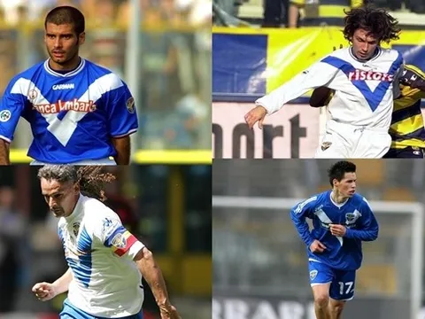 Từ Guardiola đến Pirlo: 10 ngôi sao từng khoác áo Brescia trong quá khứ