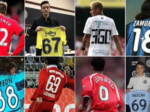 Từ 'Lord' Bendtner đến Balotelli: Top 10 số áo "không đụng hàng" của làng túc cầu