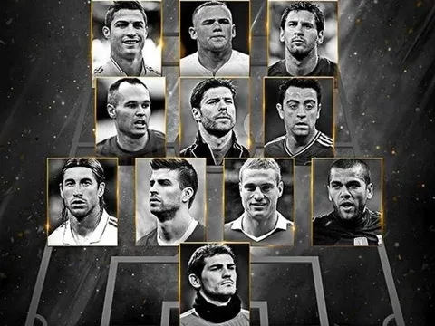 Từ Nemanja Vidic đến Rooney: Đội hình World Best 2011 giờ ở đâu?