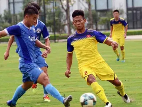 U19 Việt Nam nhận trái đắng trong trận đấu tập với Á quân Hạng Nhất