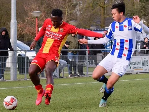 Văn Hậu đá chính, Jong Heerenveen chiếm đỉnh bảng