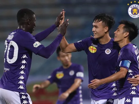 Vắng Quang Hải, Hà Nội đả bại Nam Định trong cơn mưa bàn thắng