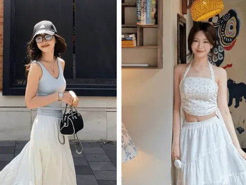 Váy thô trắng – lựa chọn tối giản nhưng đủ sức nâng tầm phong cách mùa hè