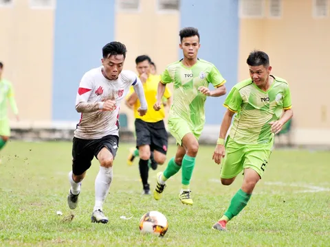 Vũ Em lập cú hattrick, U21 Long An thắng đậm Bến Tre trong trận cầu 9 bàn thắng