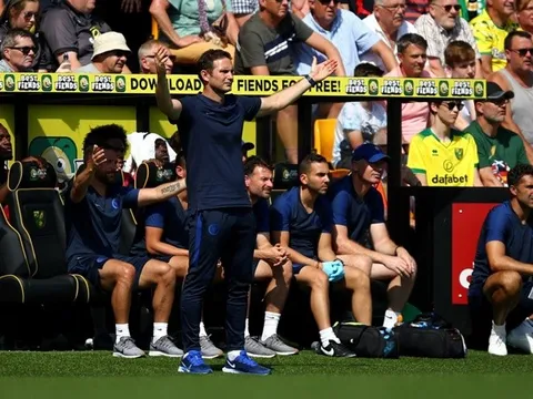 Vì sao Chelsea chỉ có 6 cầu thủ trên ghế dự bị trận Norwich?