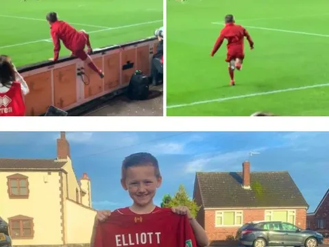 Vì xin áo, CĐV nhí Liverpool chẳng sợ ngồi tù