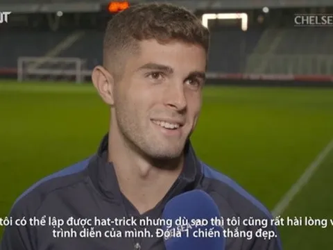 Video Christian Pulisic chia sẻ sau bàn thắng đầu tiên cho Chelsea