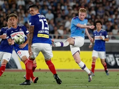 Video De Bruyne ghi bàn và kiến tạo trước Yokohama