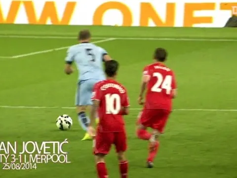 Video những bàn thắng đẹp của Man City trước Liverpool