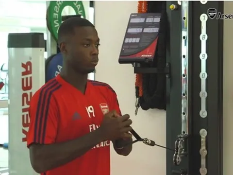Video Nicolas Pepe tập luyện buổi đầu ở Arsenal