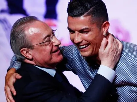 Video Ronaldo tái ngộ chủ tịch Perez ở Madrid
