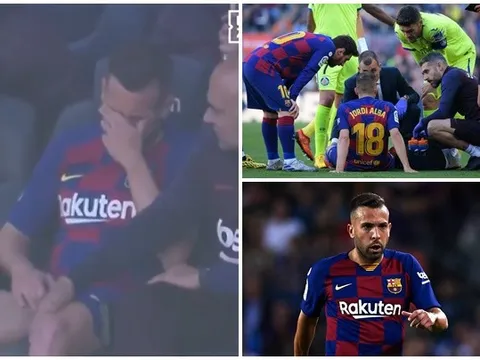 'Viên đạn bạc' của Barca bật khóc vì chấn thương