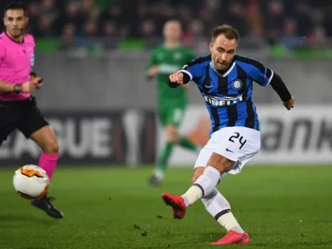 Với 3 cú sút sau 11 phút, Eriksen khiến truyền thông Italia trầm trồ