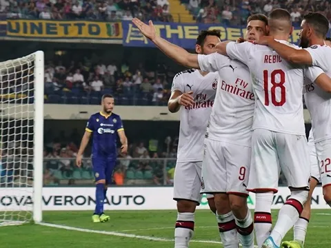 "Vua dội bom" ghi bàn, AC Milan nhọc nhằn vượt ải Verona