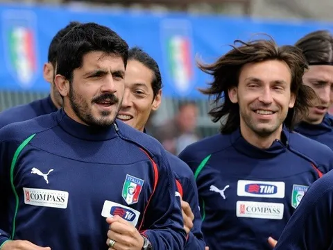 Vừa nhậm chức HLV trưởng Juve, Pirlo đã bị Gattuso cảnh báo