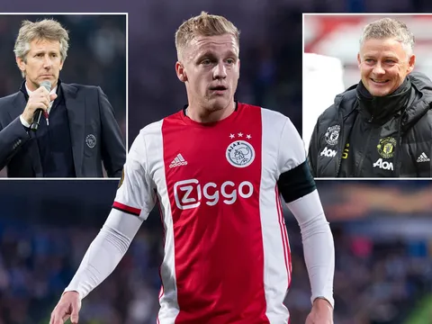 XONG! Van de Beek thất sủng, Van der Sar lập tức nói chuyện với M.U